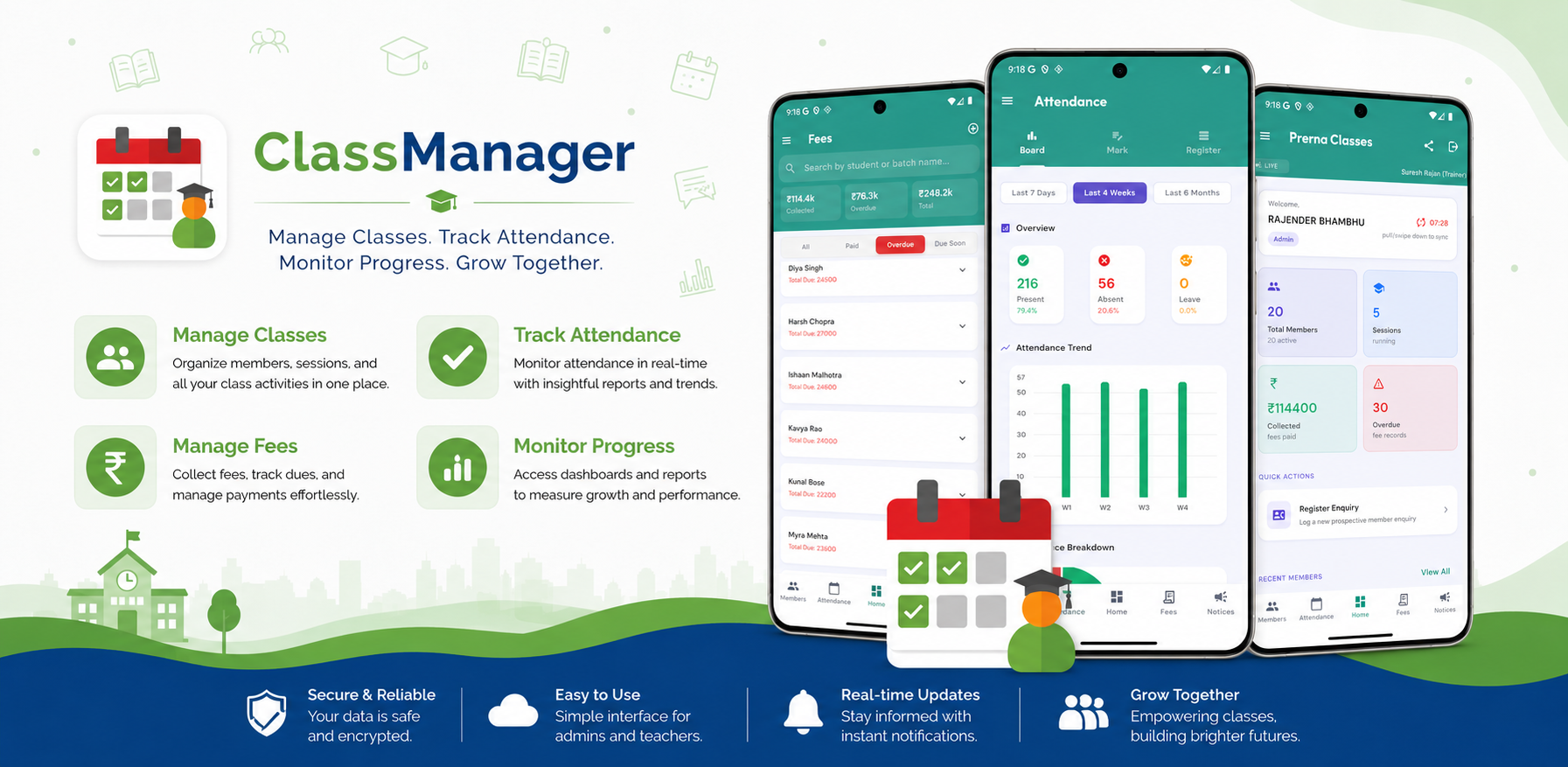My Class Manager feature graphic
